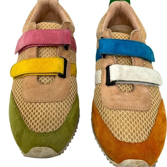 Charlotte Stone Conway Retro Mismatch Sneaker Casita US Size 10 Colorful Women - Picture 4 of 16